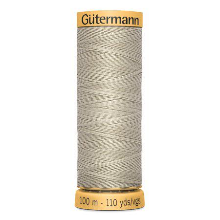 Gutermann 103C-3260 Natural Cotton Thread 110 Yards Tan