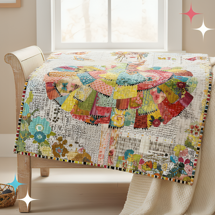 Laura Heine Mia Collage Quilting Class