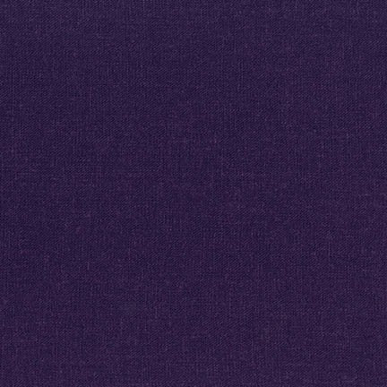 Robert Kaufman Brussels Washer Dark Purple B031-1115 linen blend fabric