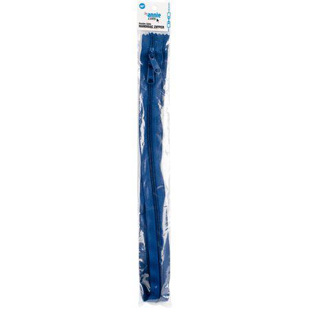 Double-Slide Zipper 30" - Union Blue for sewing, jackets, cushions, and craft projects