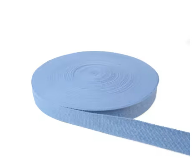 Maya Blue Webbing 1-1/2in x 50 yd heavy-duty blue strap webbing