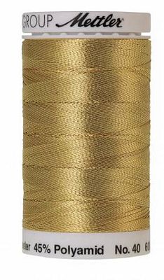 Mettler Metallic Embroidery 40wt 600m 656 gold thread 5 count