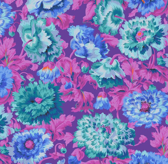 Kaffe Fassett Rosemary Blue quilting fabric