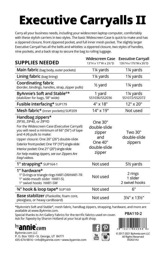Executive Carryalls II - Pattern