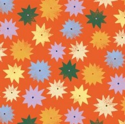 Michael Miller Pointed Dots DCX12553-ORAN-D orange fabric
