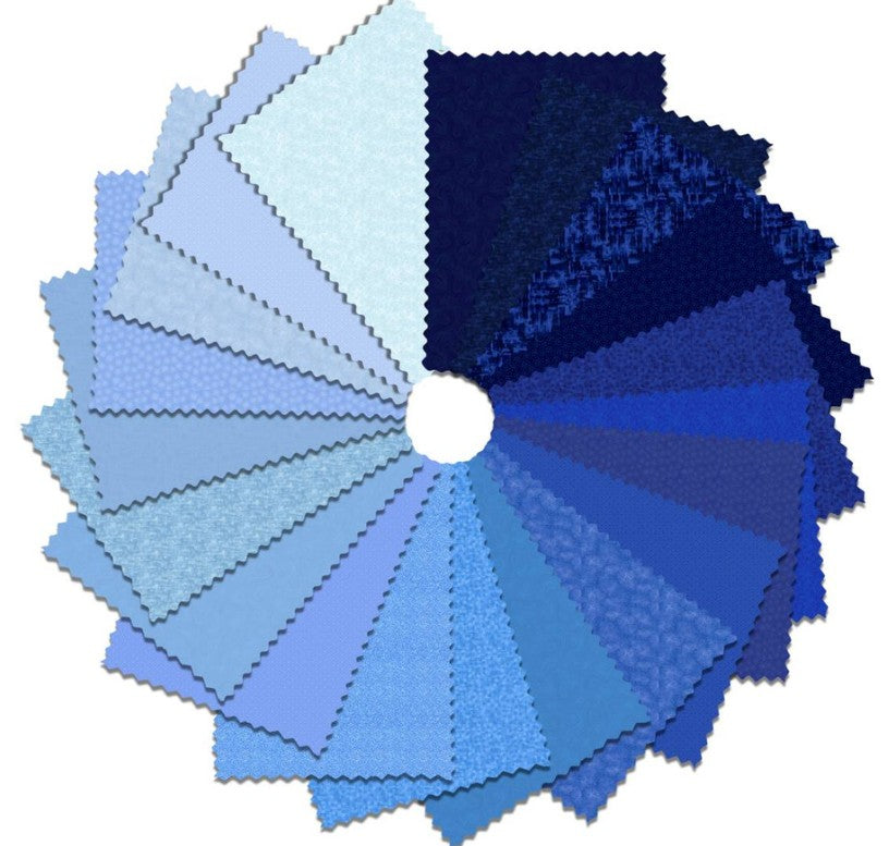 Blank Quilting Blue Moon fat quarter bundle precut