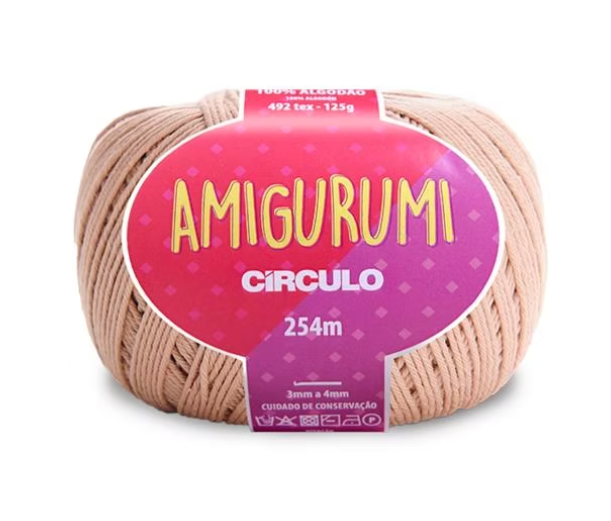 Circulo - Amigurumi - 100% Cotton Yarn - Almond 7650