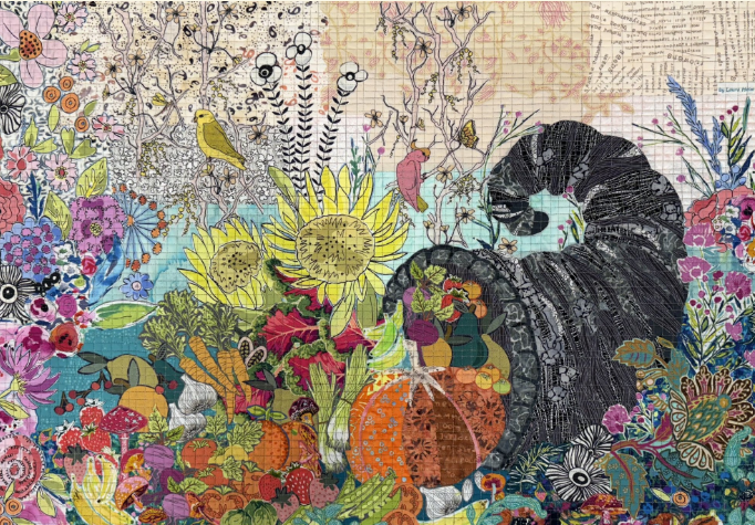 Laura Heine - Cornucopia Collage Quilt Kit