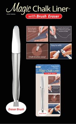Taylor Seville Magic Chalk Liner white brush fabric marking notion