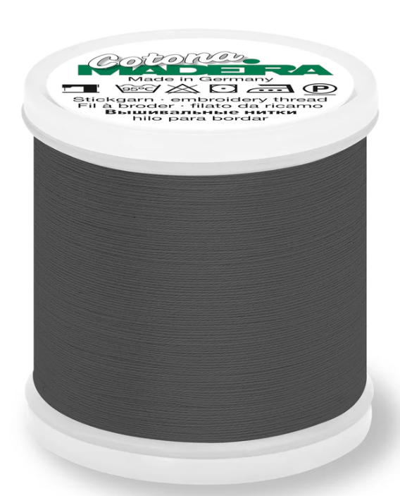 Madeira Thread - Black Cotona 80wt 500