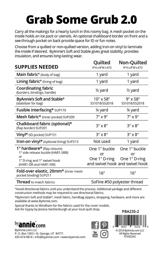 Grab Some Grub 2.0 - Pattern