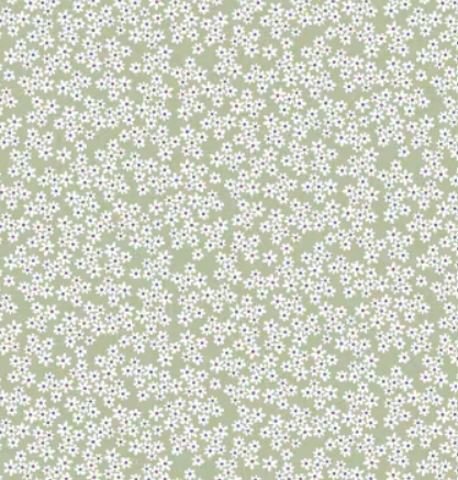 Clothworks - Shop Hop - Meags & Me - Olive Digital Flowers Y4800-24