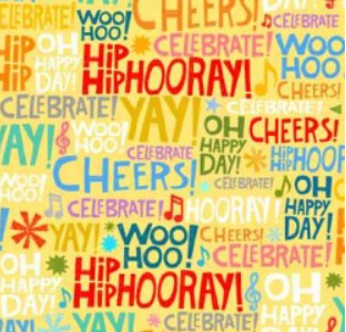 Michael Miller - Joyful Jamboree - Happy Words - DDC12886-LEMO-D
