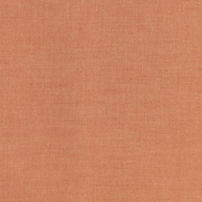 Tilda Chambray Ginger warm orange solid woven quilting sewing fabric