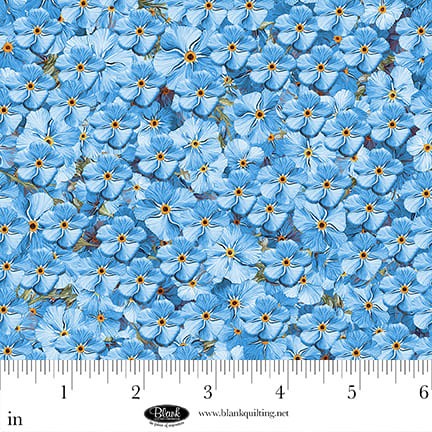 Blank - Forget Me Not - 4281-75 Blue