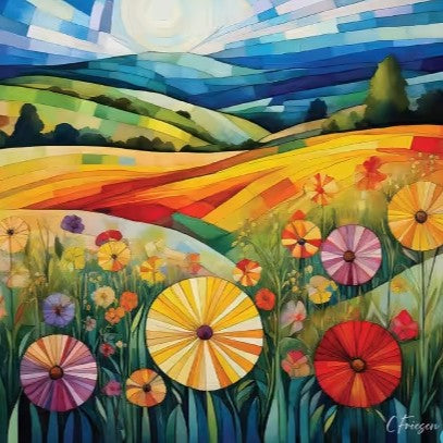 Quilted Meadow I - Quilted Meadow Collection