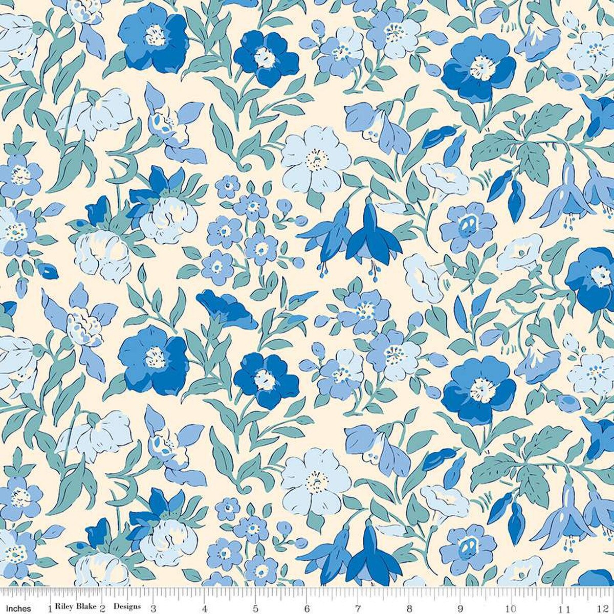 Liberty Mamie Field C wide backing fabric