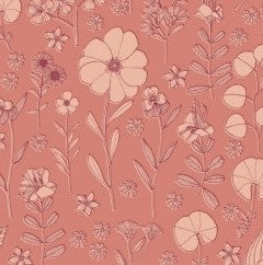 Michael Miller Prairie Flower DDC12502-CORA-D coral pink