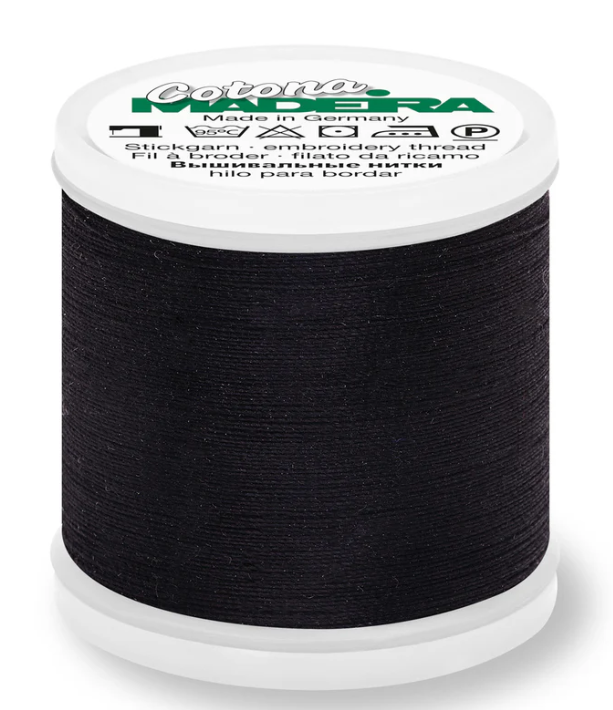 Madeira Thread - Black Cotona 30wt 500