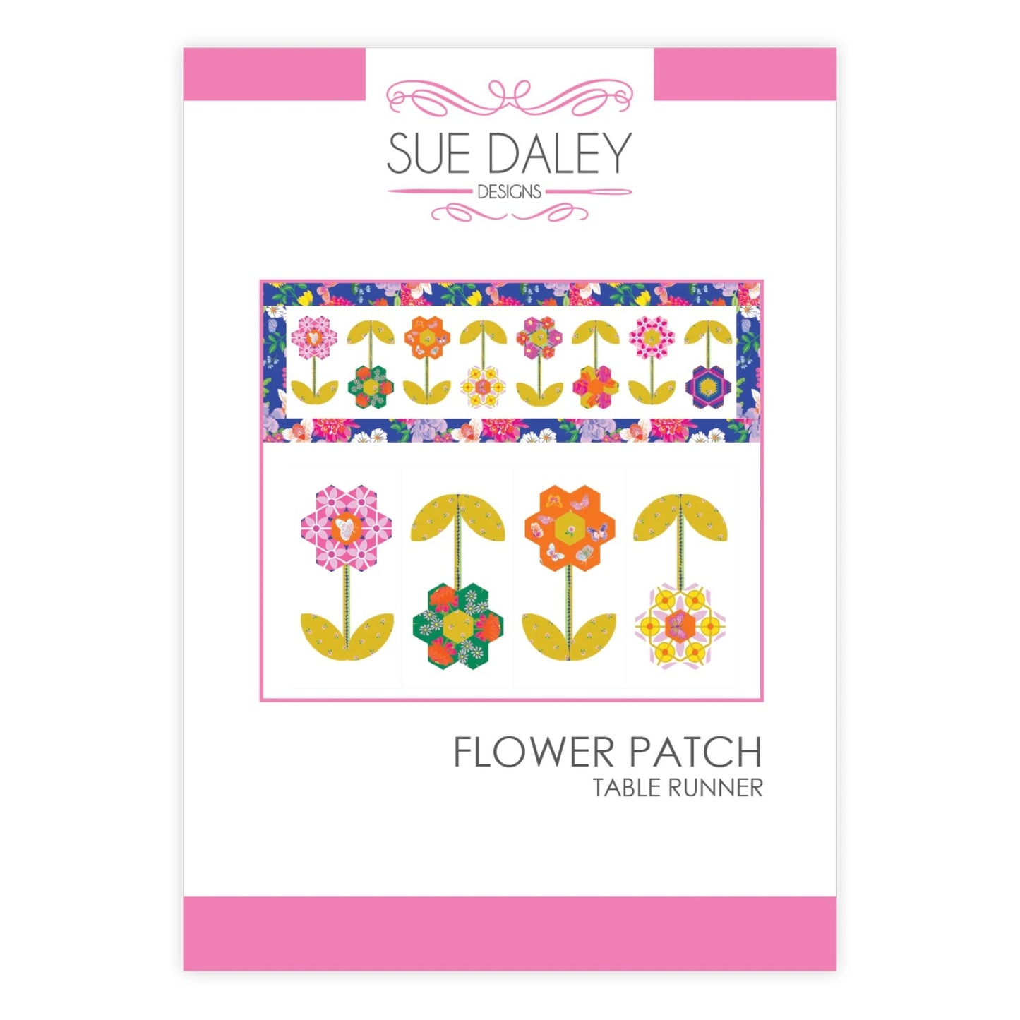 Sue Daley Flower Patch Table Runner