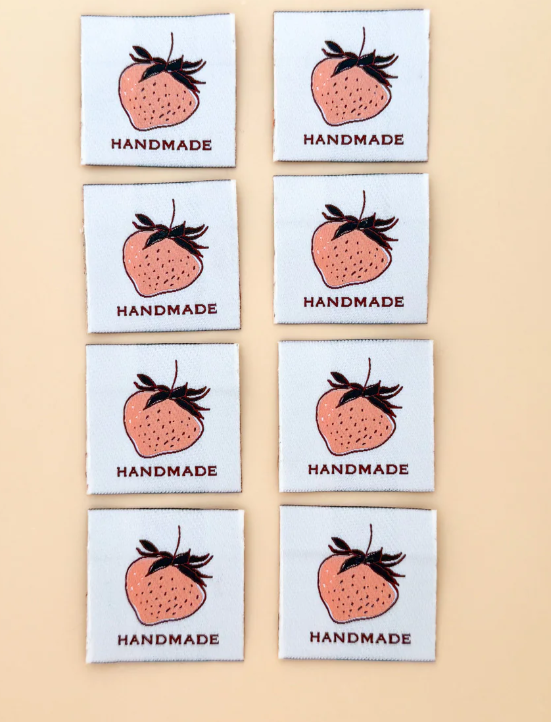 Minki Kim - Peach Berry Woven Labels