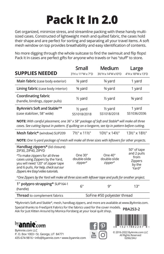 Pack It In 2.0 - Pattern