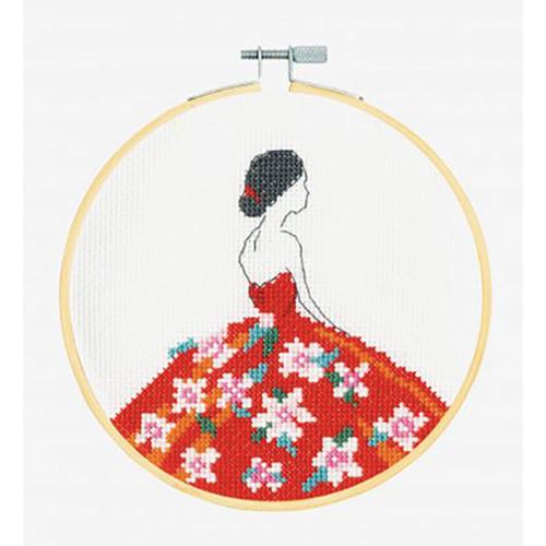 Cross Stitch Kit Carmen Moda needlework embroidery