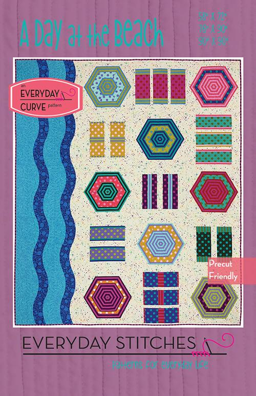 Moda Everyday Stitches Day At The Beach coastal quilting cotton
