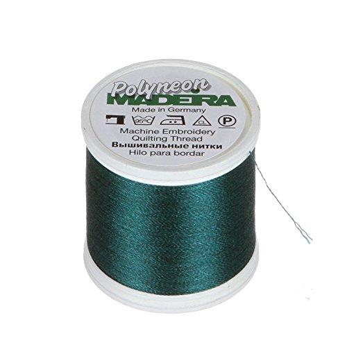 Madeira Polyneon 1985 spruce green machine thread 40wt 400m polyester