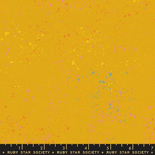 Ruby Star Speckled Canvas Goldenrod RS1117 112L yellow canvas