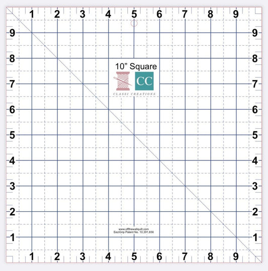 10" Square Acrylic Grip Template