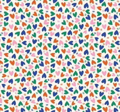 Cloud 9 Garden Love 228249-X multicolor organic quilting cotton