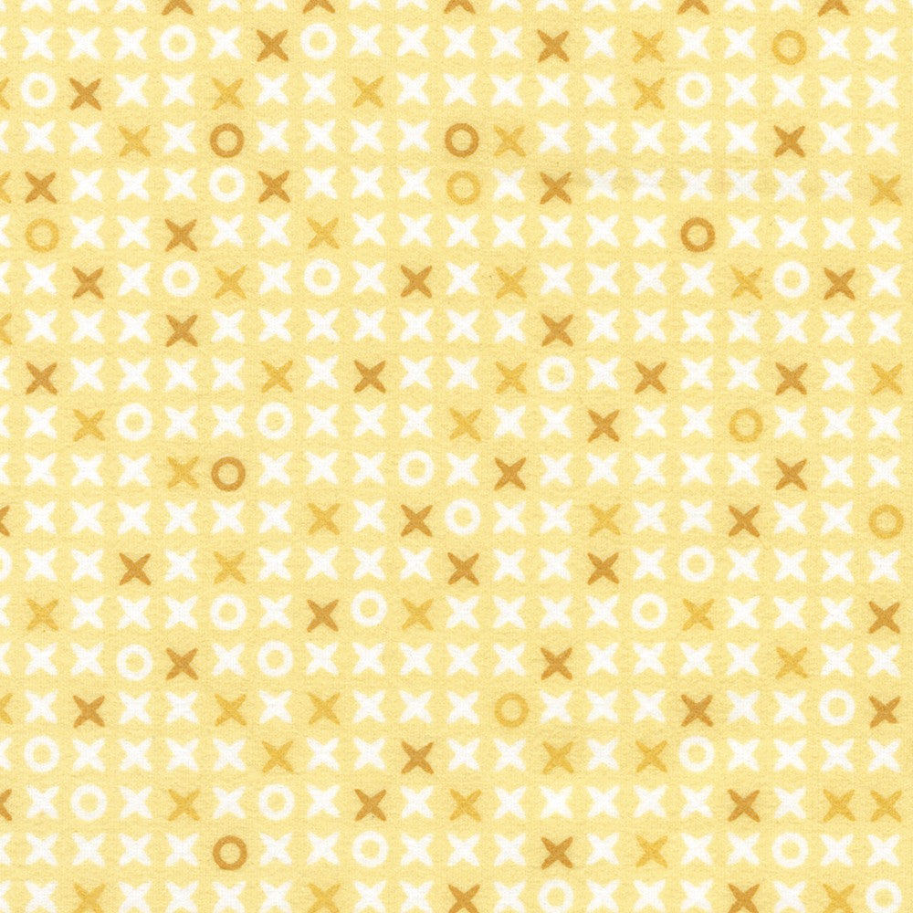 Cozy Cotton Flannel, XOXO, Honey