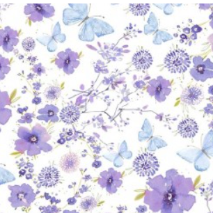 Michael Miller Beau Allium Lavender Drift DDC12843-CREM-D cream allium floral print