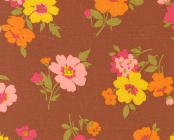Moda Happy Daze Rust 33843-20 novelty quilting cotton orange