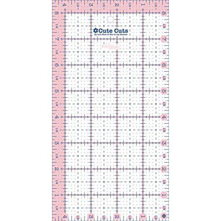 Riley Blake Lori Holt Cute Cut Ruler 4.5in x 8.5in quilting ruler