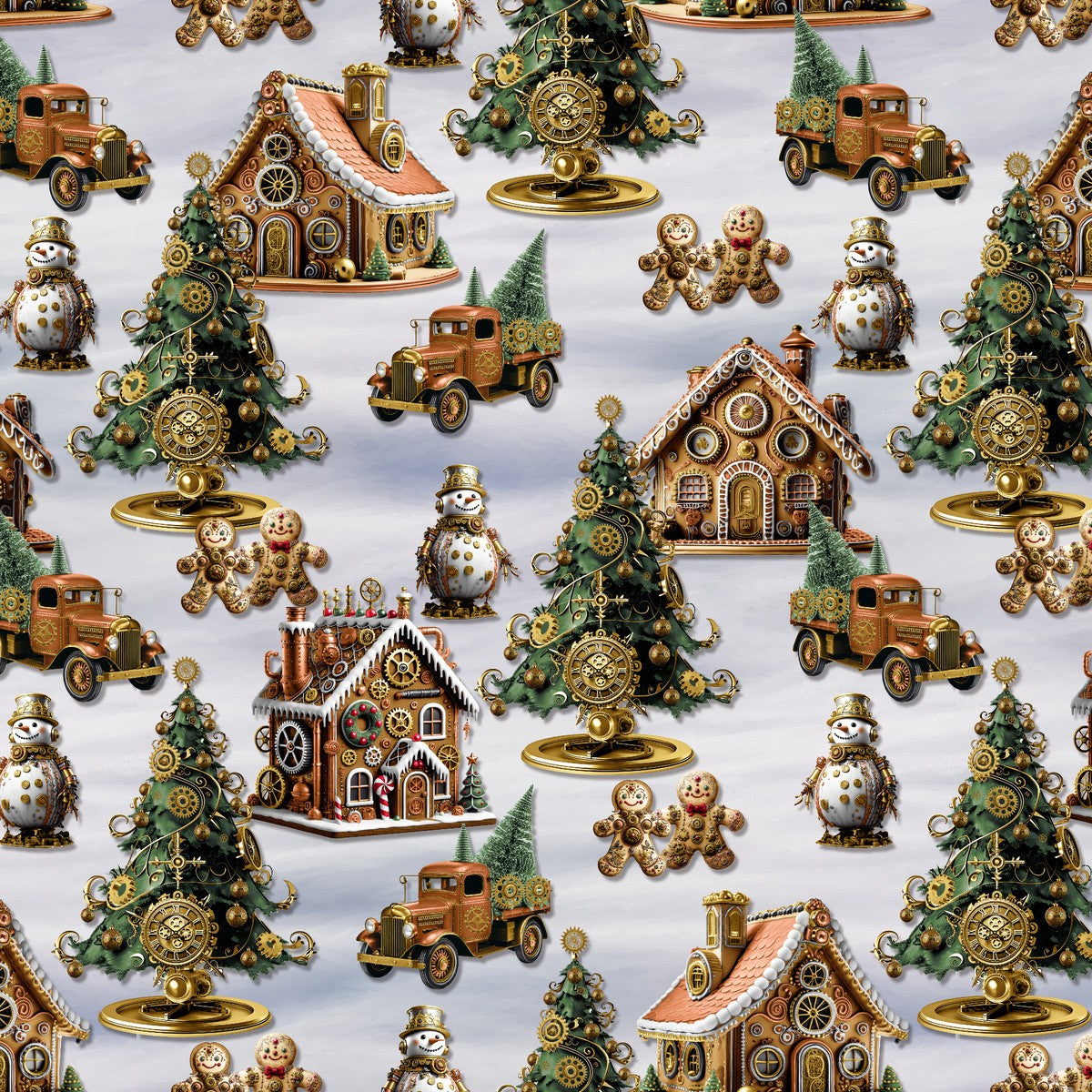 Blank - Gears & Garland - 4820-90 Lt. Gray
