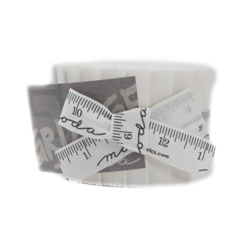 Grunge Junior Jelly Roll White precut strip roll