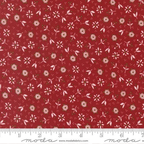 Moda - Chilly - Sweetwater - Christmas Flowers Red 55712 22