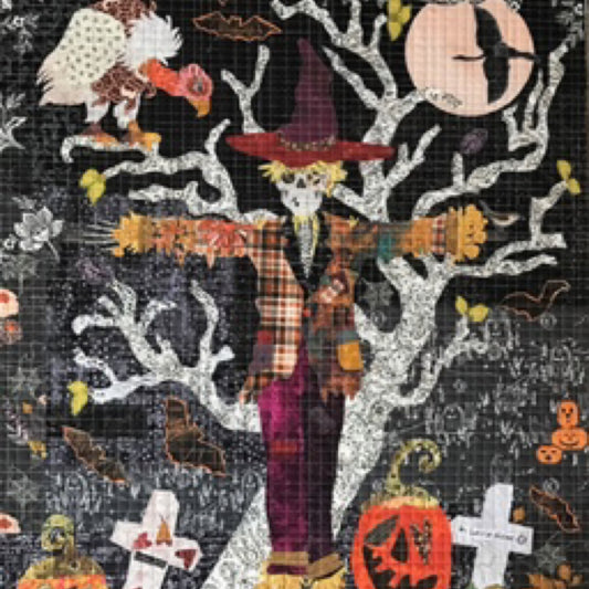 Scarecrow Collage Quilt Kit by Laura Heine