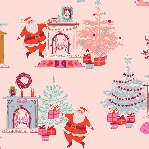 Art Gallery Fabrics - Christmas in Color - Down the Chimney Taffy CMC-25400