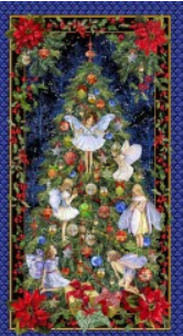 Michael Miller - Winter Fairy - Winter Fairy 24" Panel - DDC12747-MIDN-D
