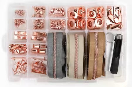 Next Level Hardware & Zipper Set Rose Gold