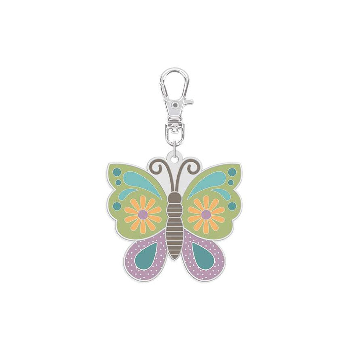 Bee Vintage enamel charm butterfly