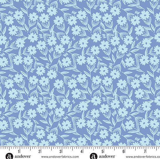 andover- Denim Sunshine Blooms 1569B Denim Sunshine Blooms