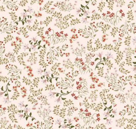 Poppie Cotton My Darling Deer Blush Wildflower quilting cotton