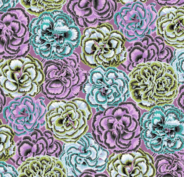 Kaffe Fassett Picotee Carnations Contrast quilting fabric
