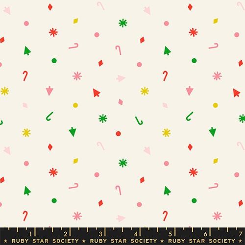 Moda - Ruby Star - Merry Happy - Kimberly Kight - Multi RS3103 12