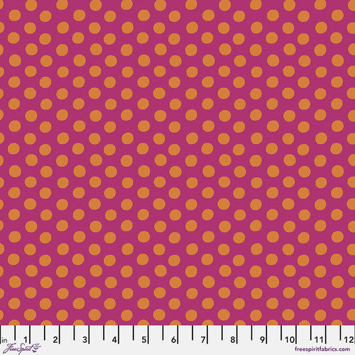 Kaffe Fassett Spot Magenta pink quilting fabric
