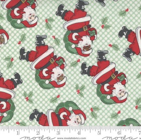 Moda Holly Jolly Mint 31180-13 Christmas quilting cotton fabric